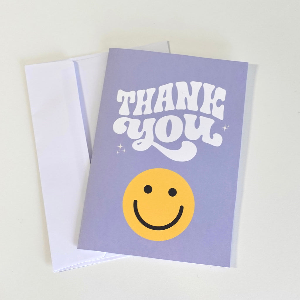 Thank You Smiley Greeting Card