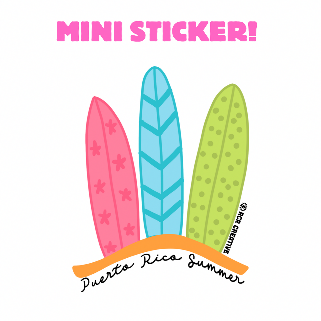 PR Summer MINI Sticker