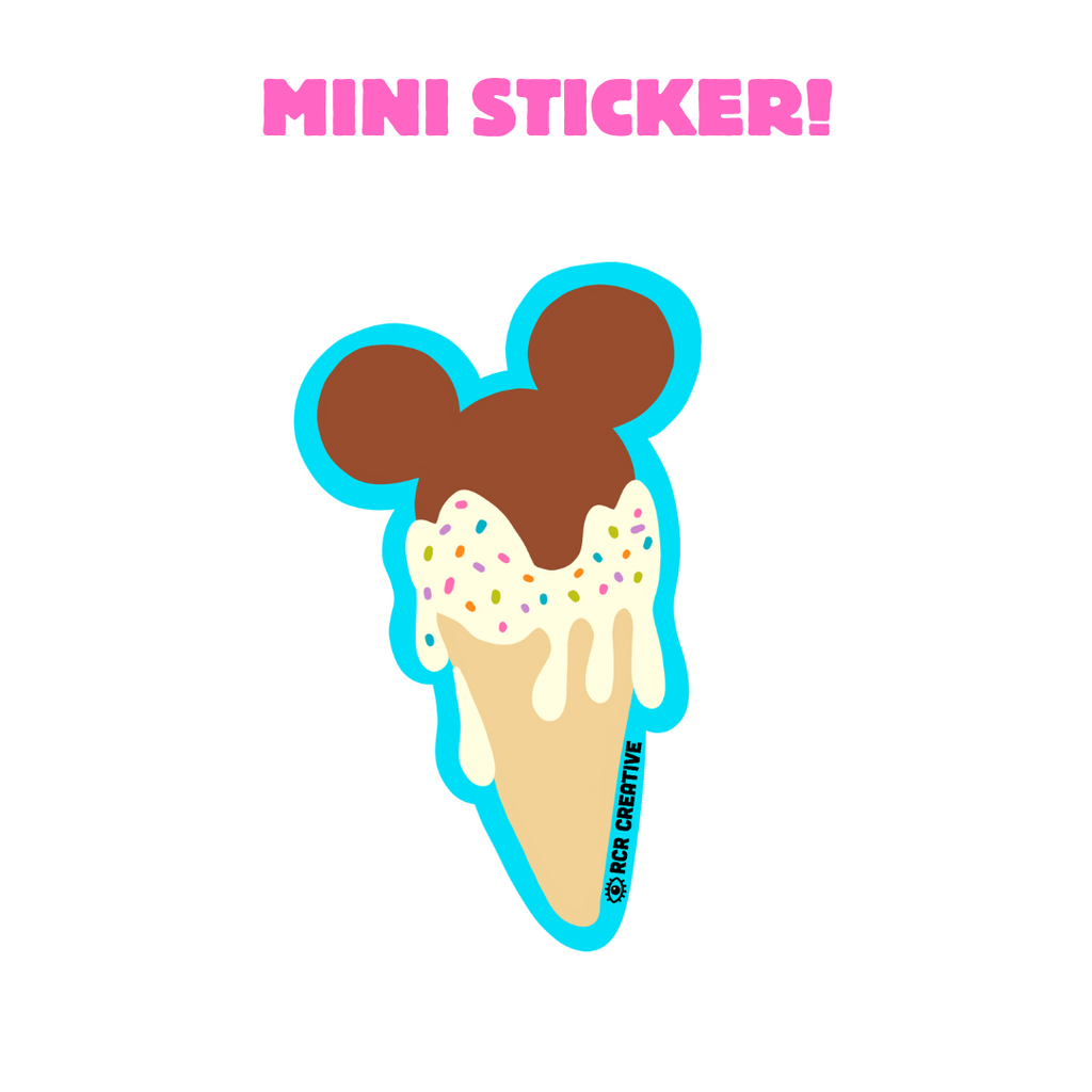 Magical Ice Cream MINI Sticker