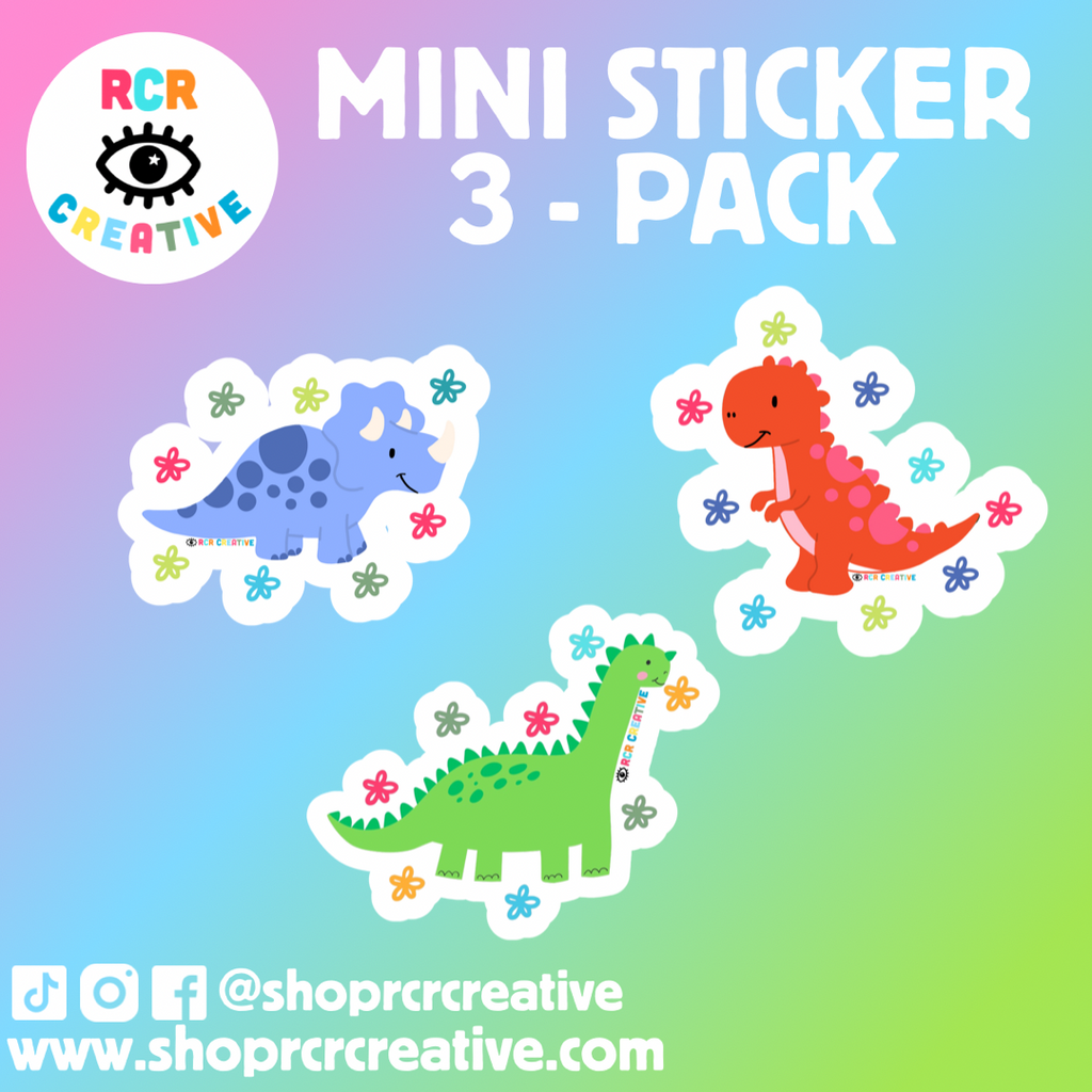 Dinos MINI Sticker Pack