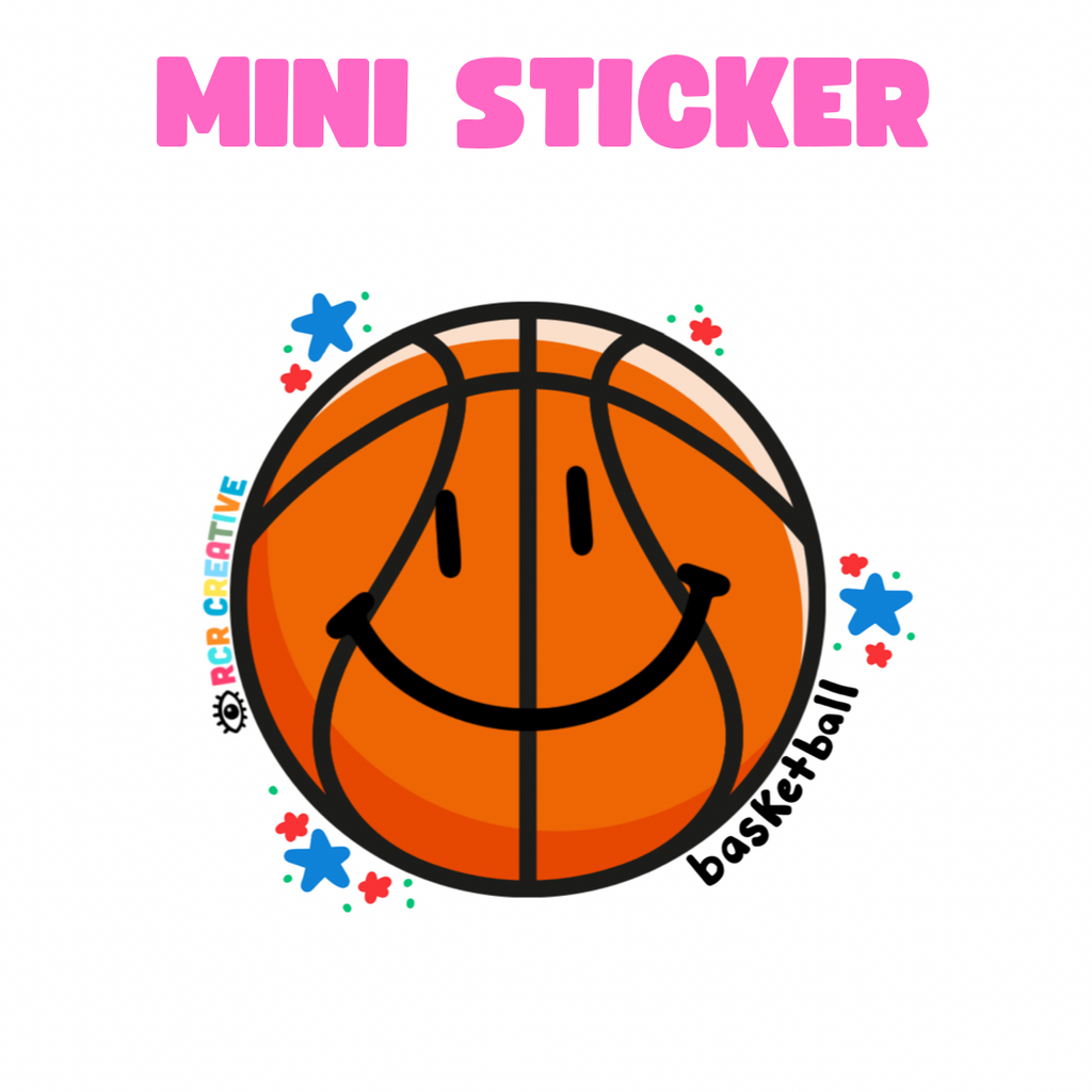 Basketball MINI Sticker