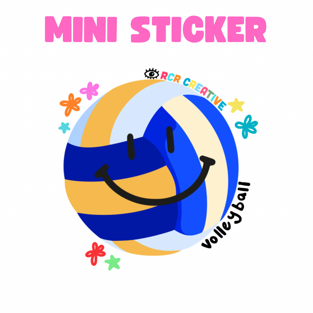 Volleyball MINI Sticker