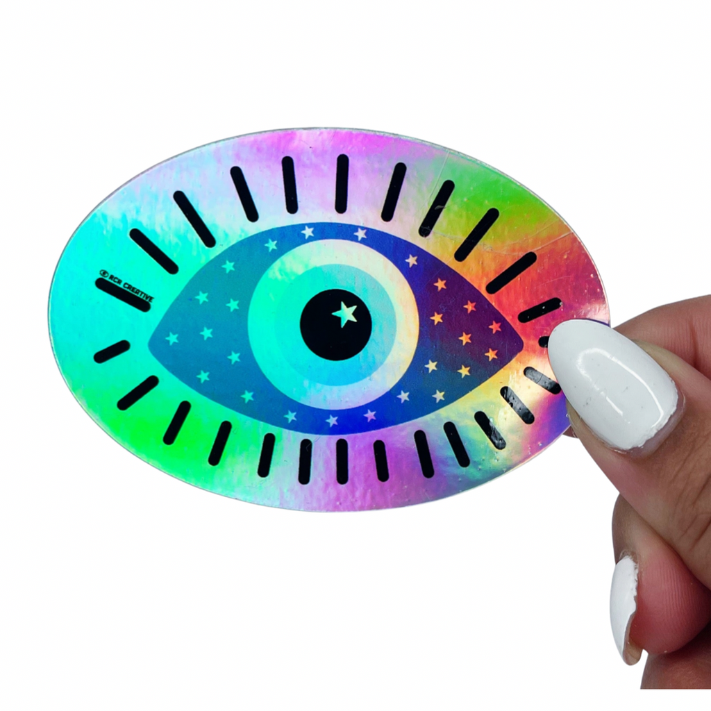 Starry Eye Holographic Sticker