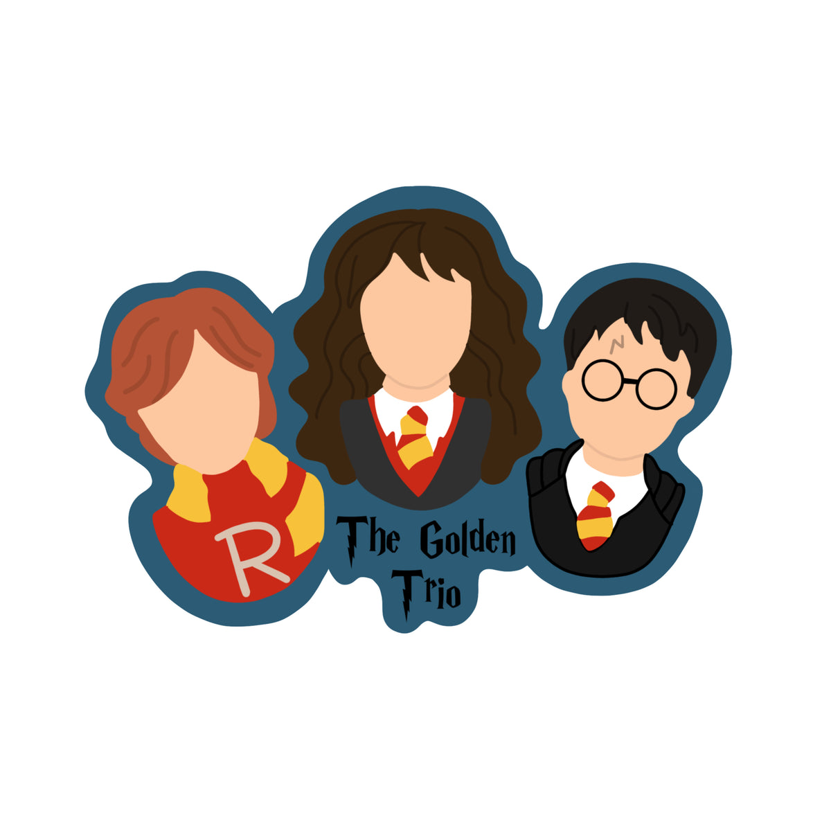 Golden Trio Sticker – RCR Creative