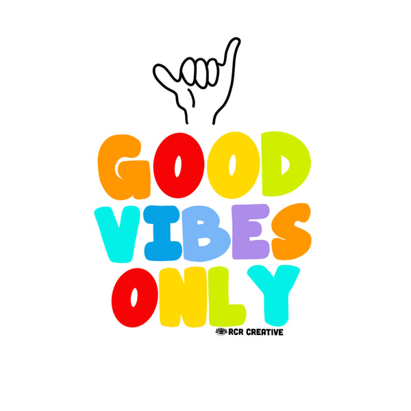 Good Vibes Only Sticker