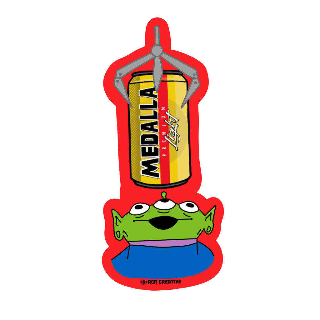 Medalla Toy Story Alien Sticker