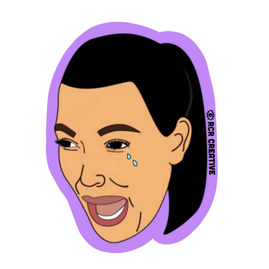 Kim Crying Sticker
